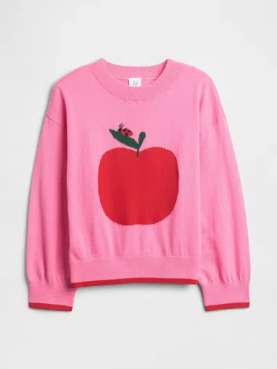 Gap Factory Babygap Intarsia Sweater In Pink