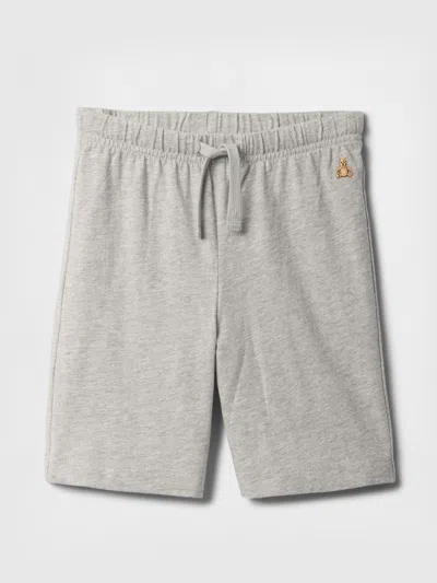 Gap Factory Babygap Jersey Pull-on Shorts In Gray