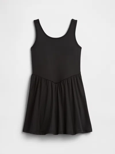 Gap Factory Kids' Babygap Jersey Tank Dress In Black