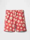 Gap Factory Babygap Linen-blend Pull-on Shorts In Pink