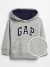 Gap Factory Babygap Logo Hoodie In Gray
