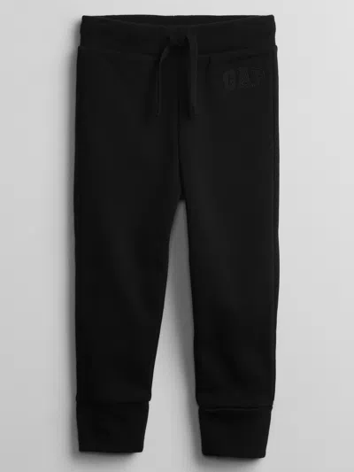 Gap Factory Babygap Logo Pull-on Joggers In Black