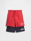 Gap Factory Babygap Logo Pull-on Shorts (2-pack) In Red