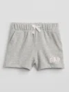 Gap Factory Babygap Logo Pull-on Shorts In Gray