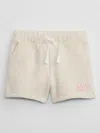 Gap Factory Babygap Logo Pull-on Shorts In Neutral