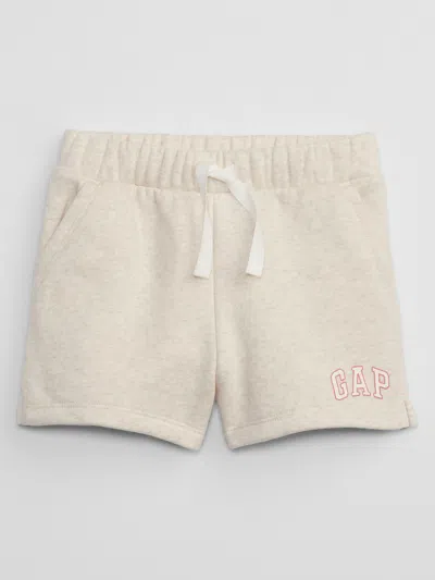Gap Factory Babygap Logo Pull-on Shorts In Neutral