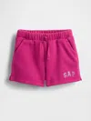 Gap Factory Babygap Logo Pull-on Shorts In Pink