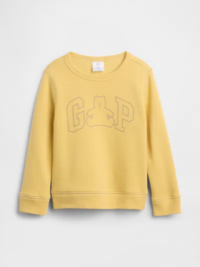 Gap Factory Babygap Logo Sweatshirt In Yellow