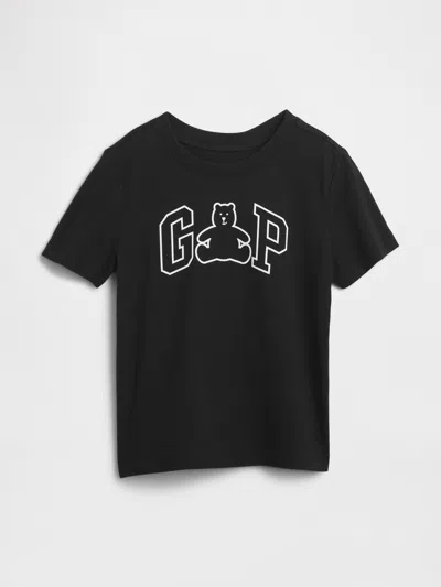 Gap Factory Babygap Logo T-shirt In Black