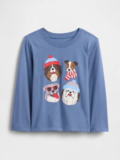 Gap Factory Babygap Logo T-shirt In Blue