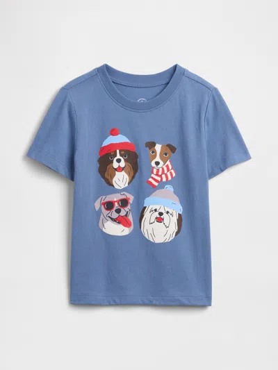 Gap Factory Babygap Logo T-shirt In Blue
