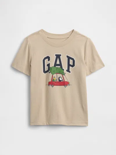 Gap Factory Babygap Logo T-shirt In Brown