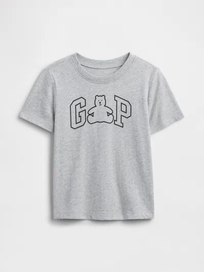 Gap Factory Babygap Logo T-shirt In Gray