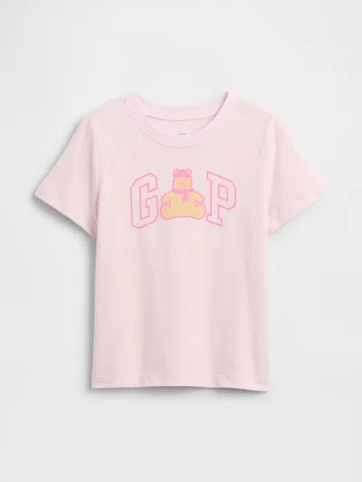 Gap Factory Babygap Logo T-shirt In Pink