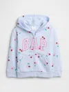 Gap Factory Babygap Logo Zip Hoodie In Blue