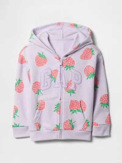 Gap Factory Babygap Logo Zip Hoodie In Red