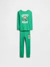 Gap Factory Babygap | Marvel Groot 100% Organic Cotton Pj Set In Green