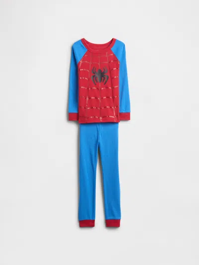 Gap Factory Babygap | Marvel Spider-man 100% Organic Cotton Pj Set In Blue