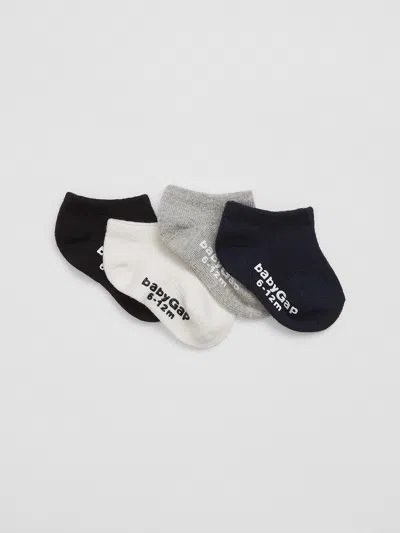 Gap Factory Babygap No-show Socks (4-pack) In Multi