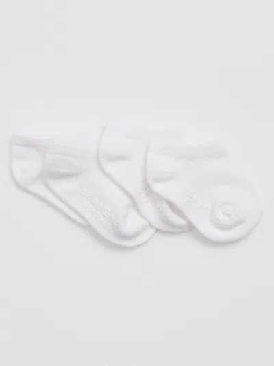 Gap Factory Babygap No-show Socks (4-pack) In White