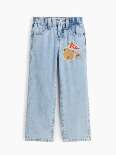Gap Factory Babygap Original Straight Brannan Bear Jeans In Blue