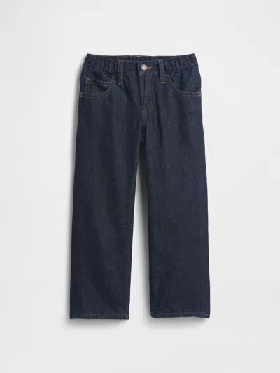 Gap Factory Babygap Original Straight Cozy-lined Jeans In Blue