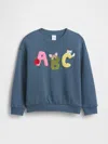 Gap Factory Babygap Oversized Graphic Sweatshirt In Blue