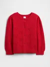 Gap Factory Babygap Pointelle Cardigan In Red