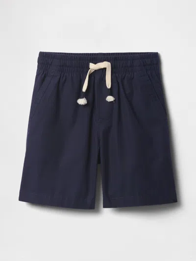 Gap Factory Babygap Poplin Pull-on Shorts In Brown