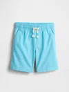 Gap Factory Babygap Poplin Pull-on Shorts In Blue