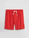 Gap Factory Babygap Poplin Pull-on Shorts In Red