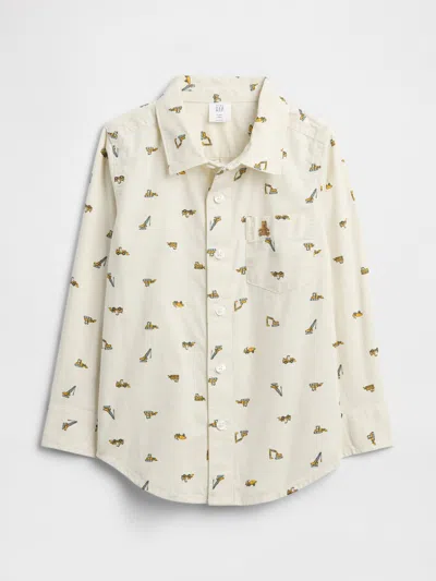 Gap Factory Babygap Poplin Shirt In White