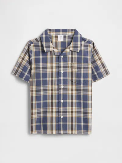 Gap Factory Babygap Poplin Vacay Shirt In Multi