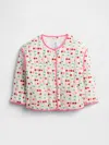 Gap Factory Babygap Print Quilted Jacket In Multi