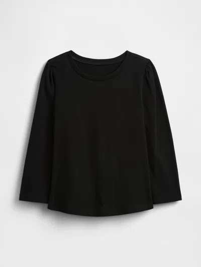 Gap Factory Babygap Puff Sleeve Crewneck T-shirt In Black