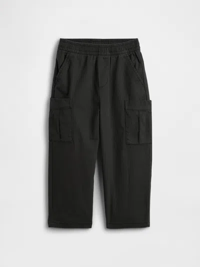 Gap Factory Babygap Pull-on Barrel Pants In Black