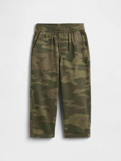 Gap Factory Babygap Pull-on Barrel Pants In Green