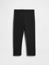 Gap Factory Babygap Pull-on Cozy-lined Leggings In Black