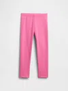 Gap Factory Babygap Pull-on Cozy-lined Leggings In Pink