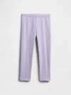 Gap Factory Babygap Pull-on Cozy-lined Leggings In Purple