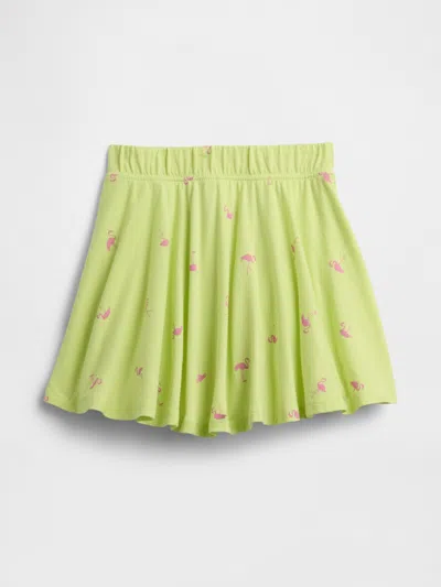Gap Factory Babygap Pull-on Jersey Skort In Green