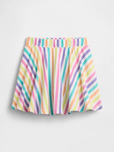 Gap Factory Babygap Pull-on Jersey Skort In Multi