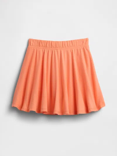 Gap Factory Babygap Pull-on Jersey Skort In Orange