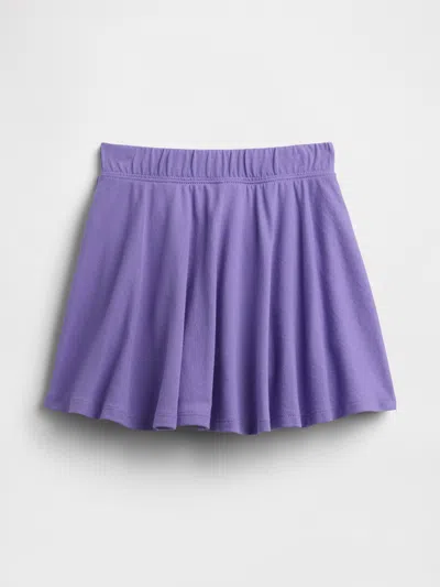 Gap Factory Babygap Pull-on Jersey Skort In Purple