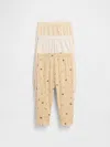 Gap Factory Babygap Pull-on Joggers (3-pack) In Multi