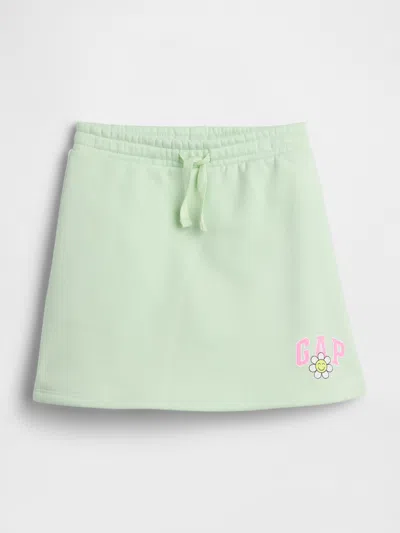 Gap Factory Babygap Pull-on Logo Skort In Blue