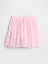 Gap Factory Babygap Pull-on Mesh Skort In Pink