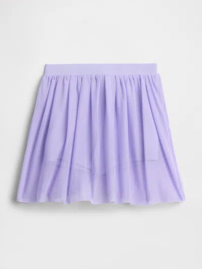 Gap Factory Babygap Pull-on Mesh Skort In Purple