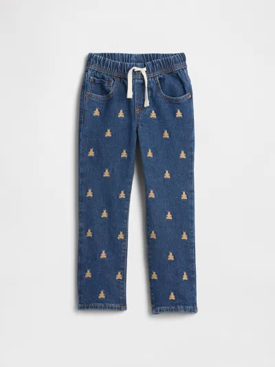 Gap Factory Babygap Pull-on Original Straight Jeans In Blue