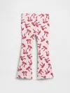 Gap Factory Babygap Pull-on Ribbed Flare Leggings In Multi